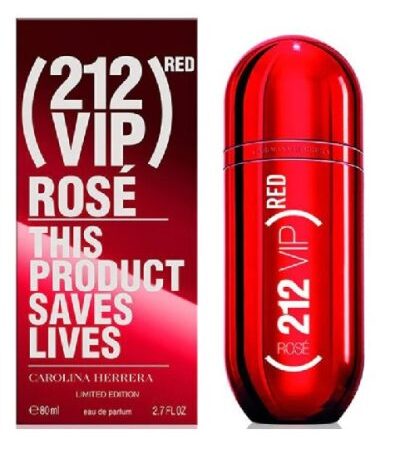 212 VIP ROSE RED MUJER 80ML EDP CAROLINA HERRERA