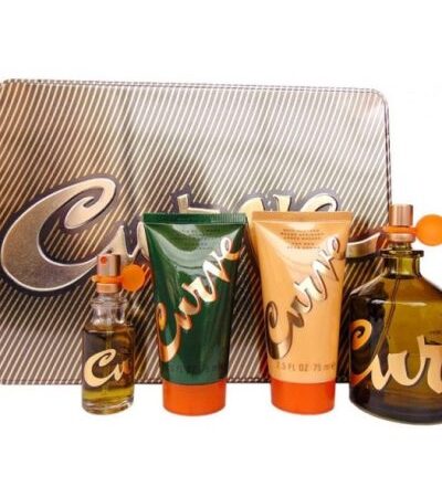LIZ CLAIBORNE ESTUCHE CURVE HOMBRE 4PZS 125ML COLG + 7.5ML + GEL DE BAÑO + AFTER SHAVE