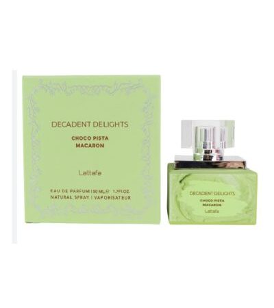 DECADENT DELIGHTS CHOCO PISTA MACARON UNISEX 50ML EDP LATTAFA
