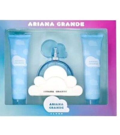 ARIANA GRANDE ESTUCHE CLOUD MUJER 3PZS 100ML EDP + CREMA + GEL DE BAÑO