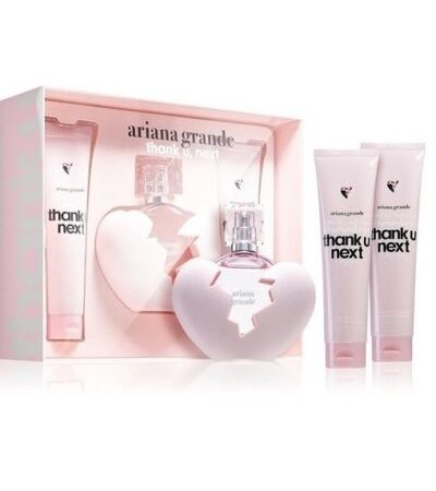 ARIANA GRANDE ESTUCHE THANK YOU NEXT MUJER 3PZS 100ML + CREMA + GEL