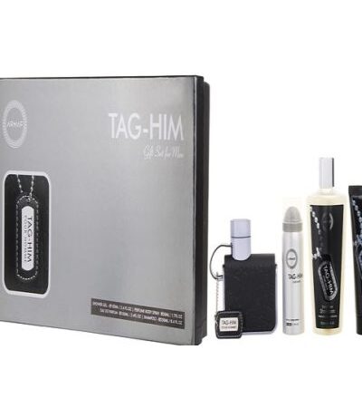 ARMAF ESTUCHE TAG HIM HOMBRE 4PZS 100ML EDP + GEL DE BAÑO +SHAMPOO + DESODORANTE