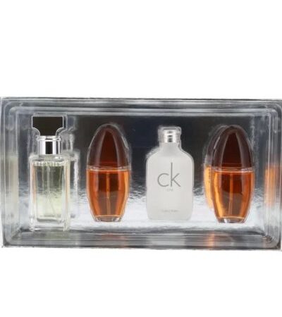 CALVIN KLEIN ESTUCHE 4 MINIS HOMBRE 15ML CADA UNO ETERNITY – OBSESSION – CK ONE – ESCAPE