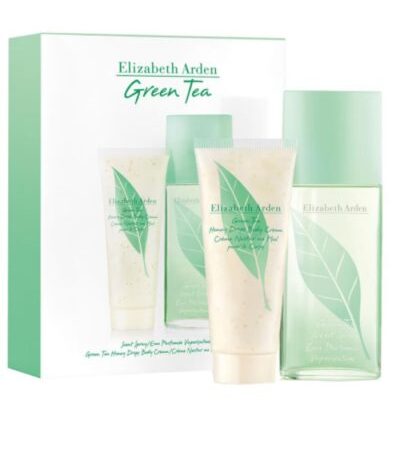 ELIZABETH ARDEN ESTUCHE GREEN TEA MUJER 2PZS 100ML EDP + CREMA