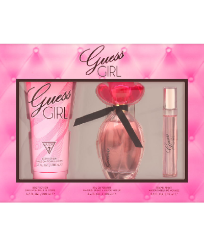 GUESS ESTUCHE GIRL MUJER 3PZS 100ML EDT + 15ML EDT + CREMA