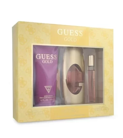 GUESS ESTUCHE GOLD MUJER 3PZS 75ML EDT + 15ML EDT + CREMA