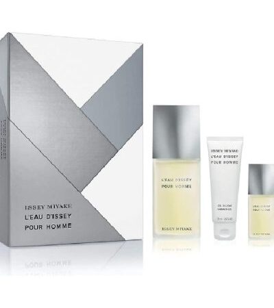 ISSEY MIYAKE ESTUCHE HOMBRE 3PZS 100ML EDT + 15ML EDT + GEL DE BAÑO
