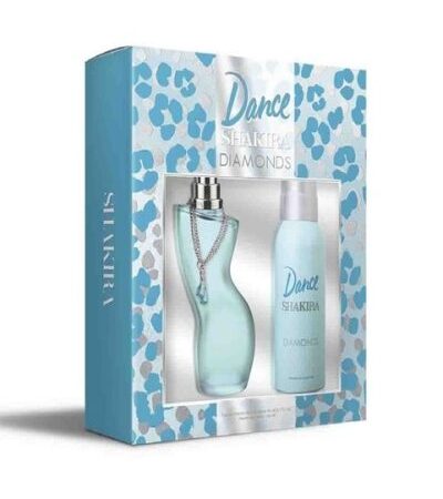 ESTUCHE SHAKIRA SHAKIRA DANCE DIAMONDS MUJER 2PZS 80ML EDT + DESODORANTE