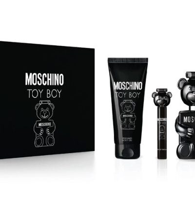MOSCHINO ESTUCHE TOY BOY HOMBRE 3PZS 100ML EDP + 10 ML + AFTER SHAVE + GEL DE BAÑO