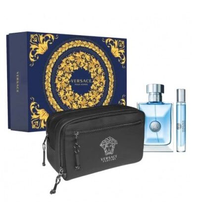 VERSACE ESTUCHE POUR HOMME 3 PZS 100ML EDT + 10ML EDT + DESODORANTE