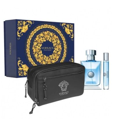 VERSACE ESTUCHE POUR HOMME 3 PZS 100ML EDT + 10ML EDT + DESODORANTE