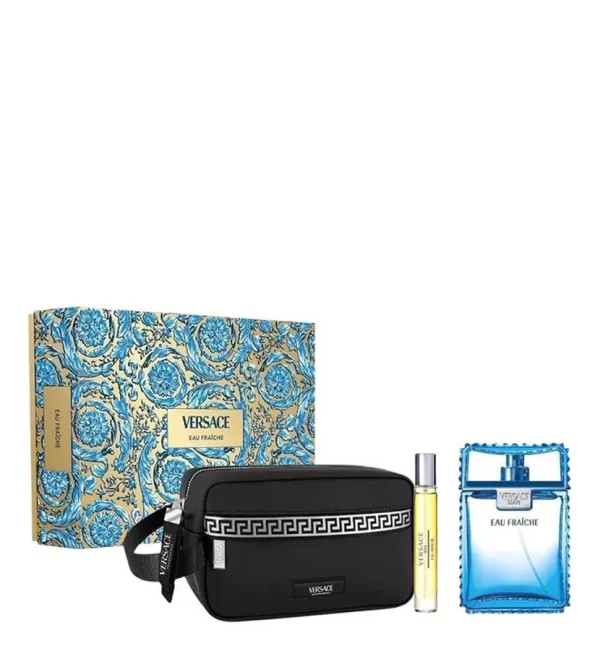 VERSACE ESTUCHE MAN EAU FRAICHE HOMBRE + BOLSO