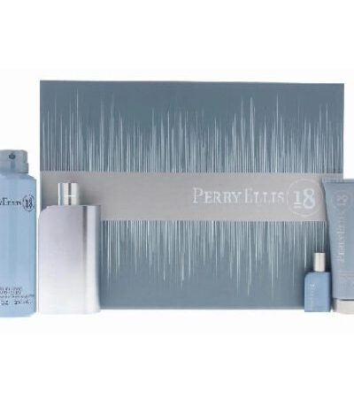 PERRY ELLIS ESTUCHE 18 HOMBRE 4PZS 100ML EDP + 7.5ML EDP + CREMA + GEL DE