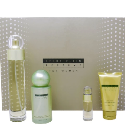 PERRY ELLIS ESTUCHE 360 RESERVA MUJER 4PZS